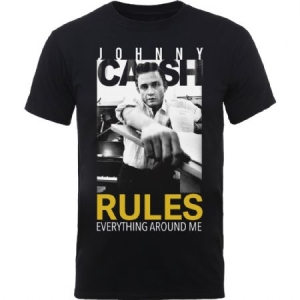 Johnny Cash - Unisex T-Shirt: Rules Everything in the group OTHER / MK Test 5 at Bengans Skivbutik AB (4243547r)