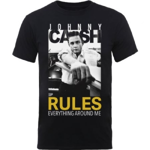 Johnny Cash - Unisex T-Shirt: Rules Everything in the group CDON - Exporterade Artiklar_Manuellt / T-shirts_CDON_Exporterade at Bengans Skivbutik AB (4243547r)