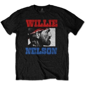Willie Nelson - Unisex T-Shirt: Stare (S) in the group OTHER / -Start Tshirt at Bengans Skivbutik AB (4243679)