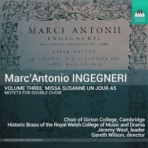 Ingegneri Marc' Antonio - Missa Susanne Un Jour A5, Vol. 3 in the group Externt_Lager /  at Bengans Skivbutik AB (4248689)