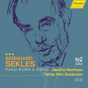 Sekles Bernhard - Piano Works & Songs in the group Externt_Lager /  at Bengans Skivbutik AB (4248753)