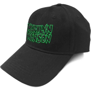 Marilyn Manson - Logo Bl Baseball C in the group MERCHANDISE / Merch / Hårdrock at Bengans Skivbutik AB (4249944)