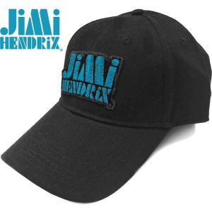 Jimi Hendrix - Blue Stencil Logo Bl Baseball C in the group MERCHANDISE / Accessoarer / Pop-Rock at Bengans Skivbutik AB (4250243)