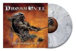 Dream Evil - Dragonslayer (White/Black Marble Vi in the group VINYL / Hårdrock at Bengans Skivbutik AB (4255497)