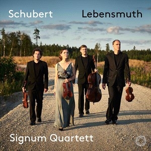 Signum Quartett - Schubert: Lebensmuth in the group Externt_Lager /  at Bengans Skivbutik AB (4255664)