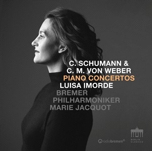 Luisa Imorde - C. Schumann & Weber: Piano Concerto in the group Externt_Lager /  at Bengans Skivbutik AB (4255669)
