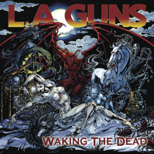 L.A. Guns - Walking The Dead (140G/Red/White/Blue Splatter Vinyl) (Rsd) in the group OTHER /  /  at Bengans Skivbutik AB (4257645)