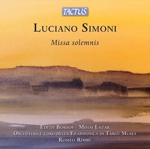 Simoni Luciano - Simoni: Missa Solemnis in the group Externt_Lager /  at Bengans Skivbutik AB (4258430)