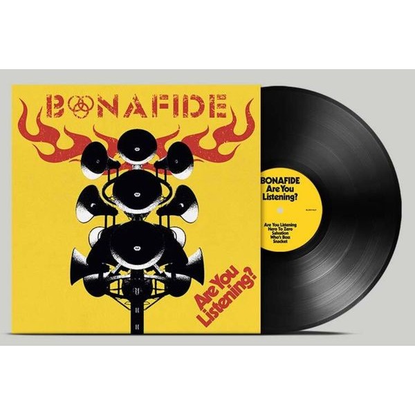 Bonafide - Are You Listening? (Black Vinyl) in the group VINYL / Hårdrock/ Heavy metal at Bengans Skivbutik AB (4258490)