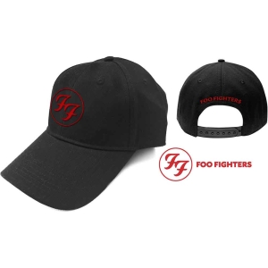 Foo Fighters - Red Circle Logo Bl Baseball C in the group MERCHANDISE / Merch / Pop-Rock at Bengans Skivbutik AB (4262293)