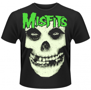 Misfits - T/S Glow Jurek Skull (M) in the group MERCHANDISE / T-shirt / Pop-Rock at Bengans Skivbutik AB (4262916)