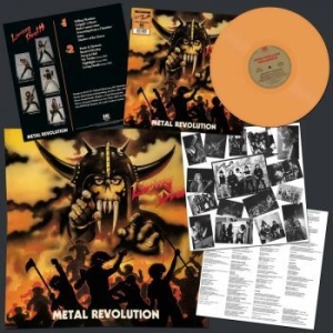 Living Death - Metal Revolution (Orange Vinyl Lp) in the group VINYL / Hårdrock/ Heavy metal at Bengans Skivbutik AB (4262990)