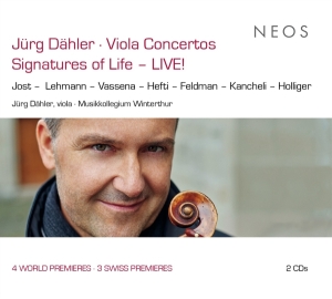 Dähler Jörg / Musikkollegium Winterthur - Viola Concertos: Signatures Of Life - Li in the group CD / Klassiskt,Övrigt at Bengans Skivbutik AB (4263530)