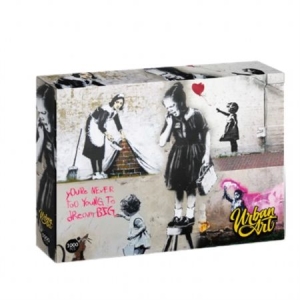 Banksy - Banksy Girl On A Stool (1000Pc) Puzzle in the group Labels /  at Bengans Skivbutik AB (4264581)
