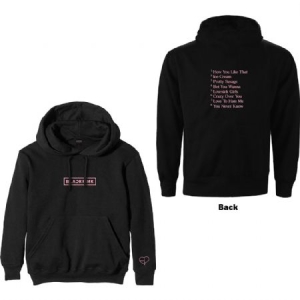 Blackpink - Unisex Pullover Hoodie: The Album Tracklist (Back Print) (Small) in the group CDON - Exporterade Artiklar_Manuellt / T-shirts_CDON_Exporterade at Bengans Skivbutik AB (4267788r)