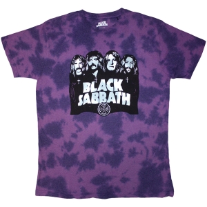 Black Sabbath - Band & Logo Uni Purp Dip-Dye    in the group MERCH / T-Shirt /  at Bengans Skivbutik AB (4267797r)