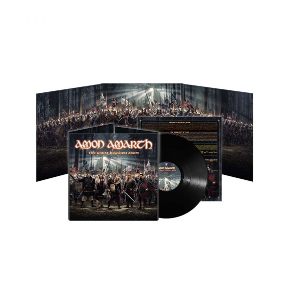Amon Amarth - Great Heathen Army (Black Vinyl) in the group VINYL / Hårdrock,Svensk Musik at Bengans Skivbutik AB (4270731)
