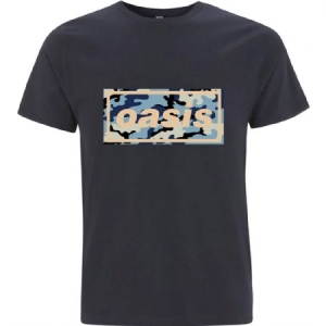 Oasis - Unisex T-Shirt: Camo Logo in the group OUR PICKS / Bengans Staff Picks / Erikas gameday at Bengans Skivbutik AB (4271643r)