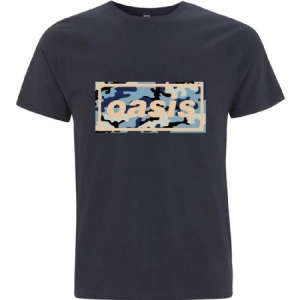 Oasis - Unisex T-Shirt: Camo Logo in the group OUR PICKS / Bengans Staff Picks / Erika Tipsar at Bengans Skivbutik AB (4271643r)