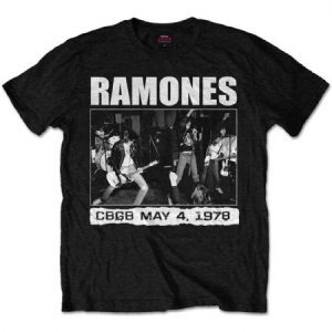 Ramones - Unisex T-Shirt: CBGB 1978 in the group Minishops / Ramones at Bengans Skivbutik AB (4271657r)