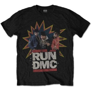 Run DMC - Unisex T-Shirt: POW! in the group OTHER / MK Test 5 at Bengans Skivbutik AB (4271663r)