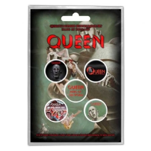 Queen - Button Badge Pack: News of the World (Re in the group Minishops / Queen at Bengans Skivbutik AB (4271718)