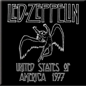 Led Zeppelin - Fridge Magnet: 1977 USA Tour in the group OTHER / Merchandise at Bengans Skivbutik AB (4271746)