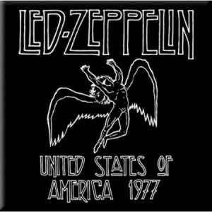 Led Zeppelin - Fridge Magnet: 1977 USA Tour in the group Minishops / Led Zeppelin at Bengans Skivbutik AB (4271746)