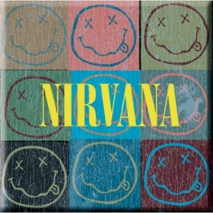 Nirvana - Fridge Magnet: Smiley Blocks in the group OTHER / MK Export CDON Merch at Bengans Skivbutik AB (4271748)