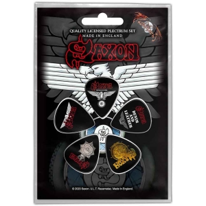 Saxon - Wheels Of Steel Plectrum Pack in the group MERCHANDISE / Merch / Hårdrock at Bengans Skivbutik AB (4271750)