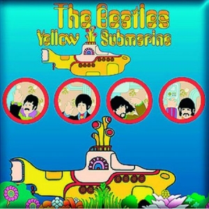 The beatles - Fridge Magnet: Yellow Submarine Portholes in the group Minishops / Beatles at Bengans Skivbutik AB (4271755)