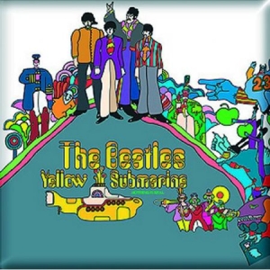 The Beatles - Fridge Magnet: Yellow Submarine Album in the group CDON - Exporterade Artiklar_Manuellt / Merch_CDON_exporterade at Bengans Skivbutik AB (4271756)
