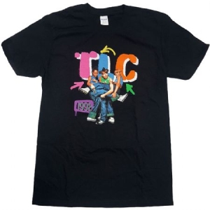 Tlc - TLC Unisex T-Shirt: Kicking Group in the group OTHER / Merchandise at Bengans Skivbutik AB (4272687)