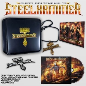 Chris Bohltendahl's Steelhammer - Reborn In Flames (Box) in the group CD / Hårdrock at Bengans Skivbutik AB (4280213)