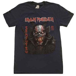 Iron Maiden - Senjutsu Back Cover Vertical Logo Uni Na in the group MERCHANDISE / T-shirt / Hårdrock at Bengans Skivbutik AB (4280229r)