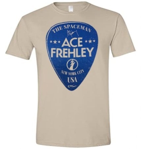 Ace Frehley - Ace Frehley T-Shirt Guitar Pick (Beige) in the group Minishops / Ace Frehley at Bengans Skivbutik AB (4280401)