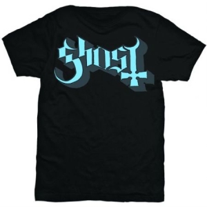 Ghost - Ghost Unisex T-Shirt: Blue/Grey Keyline Logo in the group CDON - Exporterade Artiklar_Manuellt / T-shirts_CDON_Exporterade at Bengans Skivbutik AB (4281634r)