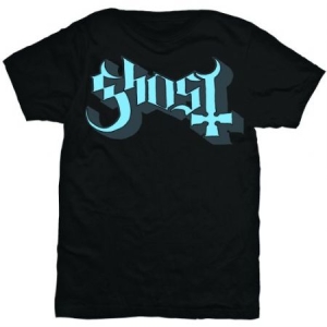 Ghost - Ghost Unisex T-Shirt: Blue/Grey Keyline Logo (XL) in the group OTHER / -Start Tshirt at Bengans Skivbutik AB (4281638)