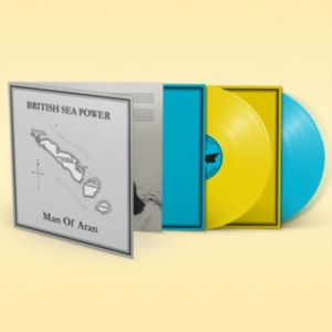 British Sea Power - Man Of Aran (Yellow And Blue Vinyl) in the group VINYL / Pop-Rock at Bengans Skivbutik AB (4283010)