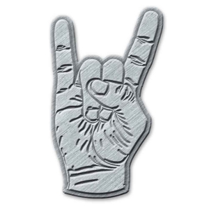 Generic - Devil Horns Retail Packed Pin Badge in the group OTHER / MK Export CDON Merch at Bengans Skivbutik AB (4284673)