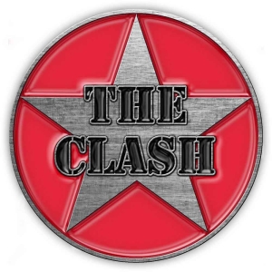 The Clash - Military Logo Pin Badge in the group MERCHANDISE / Merch / Punk at Bengans Skivbutik AB (4284675)
