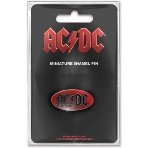 AC/DC - AC/DC Mini Pin Badge: Oval Logo in the group MERCH / Minsishops-merch / Ac/Dc at Bengans Skivbutik AB (4284679)