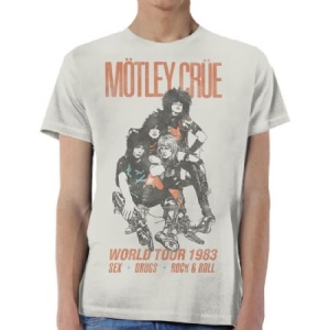 Motley Crue - Unisex T-Shirt: World Tour Vintage in the group CDON - Exporterade Artiklar_Manuellt / T-shirts_CDON_Exporterade at Bengans Skivbutik AB (4285404r)