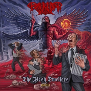 Paganizer - Flesh Dwellers The (Red Vinyl Lp) in the group OUR PICKS / Friday Releases / Friday the 16th February 2024 at Bengans Skivbutik AB (4287049)