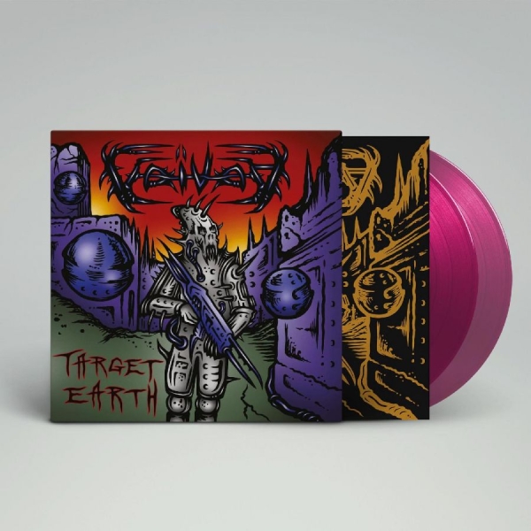 Voivod - Target Earth (Magenta Vinyl) in the group OTHER / Övrigt / at Bengans Skivbutik AB (4287260)
