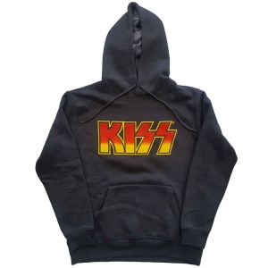 Kiss - Classic Logo Uni Pullover Hoodie in the group MERCHANDISE / Hoodies / Hårdrock at Bengans Skivbutik AB (4289765)