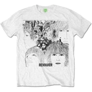 The Beatles - Revolver Album Cover Uni Wht    in the group MERCH / T-Shirt /  at Bengans Skivbutik AB (4289815r)