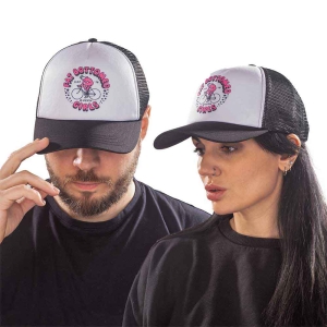 Queen - Fat Bottomed Girls Bl/Wht Mesh-Back C in the group MERCHANDISE / Merch / Pop-Rock at Bengans Skivbutik AB (4289887)