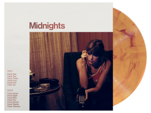 Taylor Swift - Midnights (Blood Moon Vinyl) in the group VINYL / Pop-Rock at Bengans Skivbutik AB (4289944)