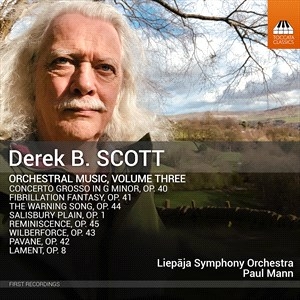 Scott Derek B. - Scott: Orchestral Music, Vol. 3 in the group Externt_Lager /  at Bengans Skivbutik AB (4290773)
